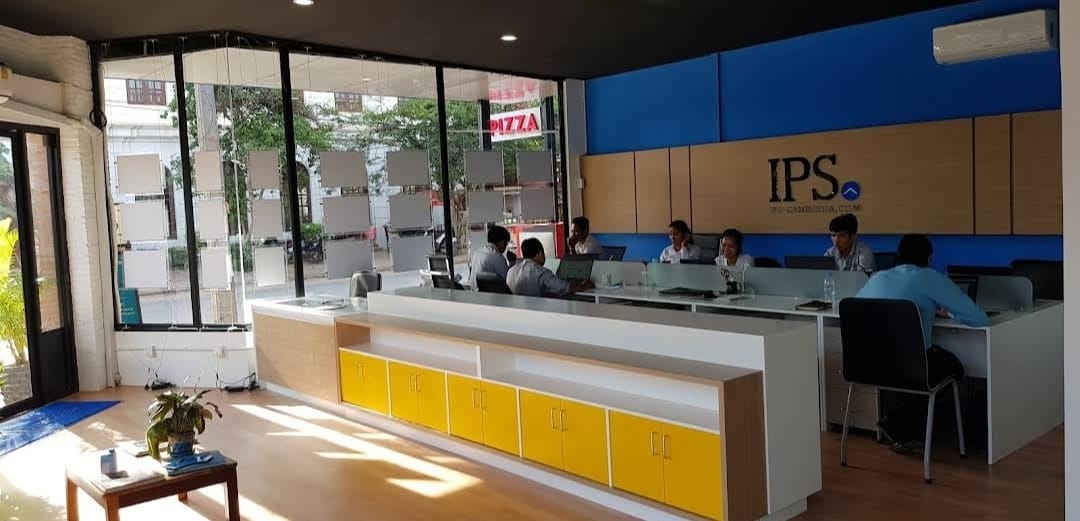 Modern Office Interior at IPS Cambodia Siem Reap