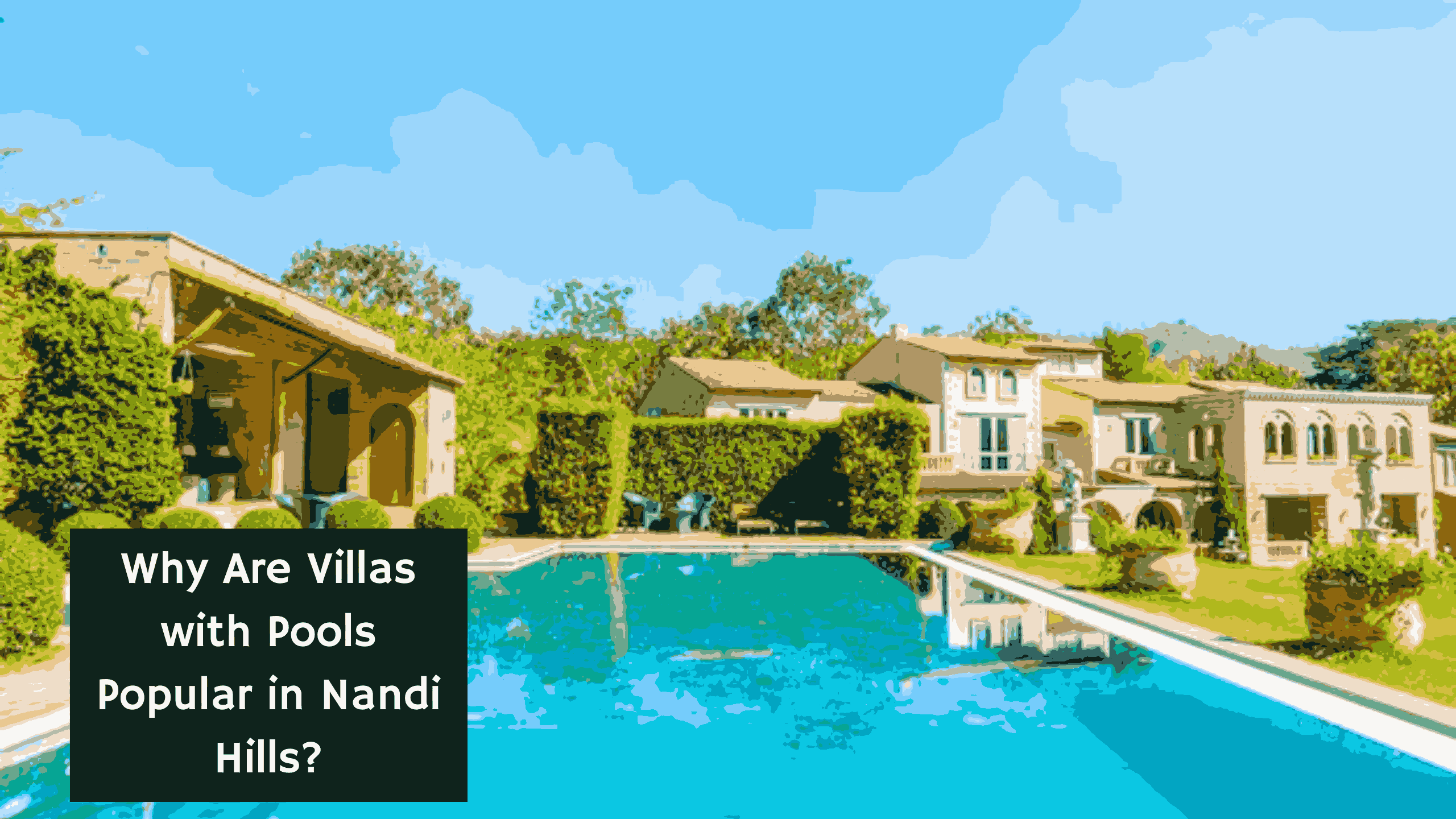 villas with swimming pool in Nandi Hills