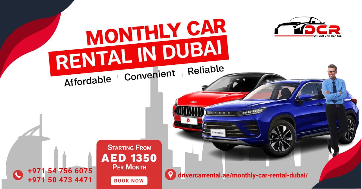 This image features a sleek vehicle available for cheap car rental in Dubai through Driver Car Rental. Ideal for tourists and business travelers, the vehicle offers comfort and reliability, making it perfect for exploring Dubai’s attractions or handling professional commitments.