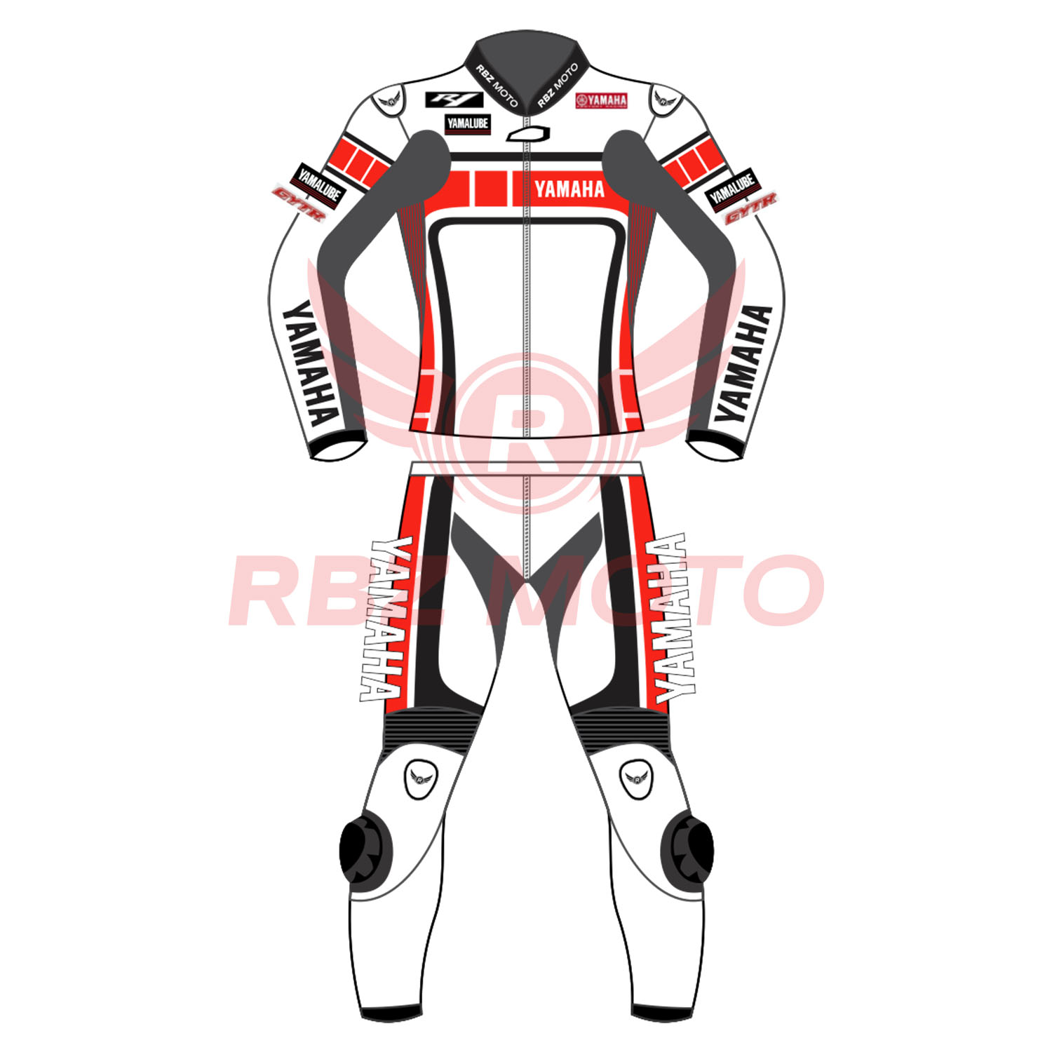 Custom leather motorcycle race suit designed for professional riders, offering premium protection, comfort, and a perfect fit for enhanced performance.