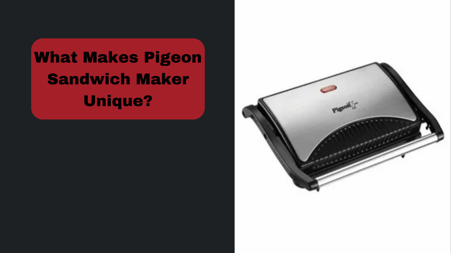 What Makes Pigeon Sandwich Maker Unique